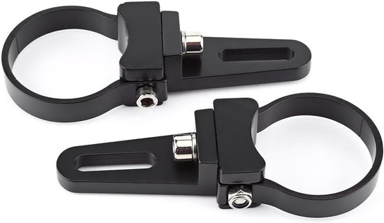 1 Paar Aluminium Auto Led Light Bar Houder Mount Beugel Klem Offroad - 1.75 Inch - Standaard - Verlichting Accessoires van Merkloos