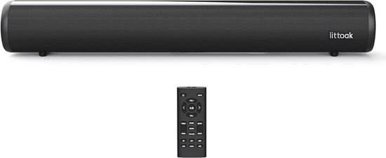 16 inch HDMI Soundbar - Optisch/HDMI/Aux/Coax/USB/Bluetooth Geluid voor TV, PC & Projector van Merkloos