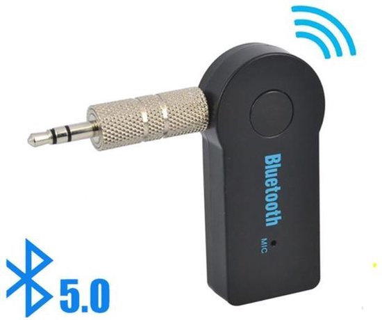 2 In 1 Draadloze Bluetooth 5.0 Ontvanger Adapter 3.5Mm Jack Voor Auto Muziek Audio Aux A2dp Hoofdtelefoon Reciever handsfree van Merkloos
