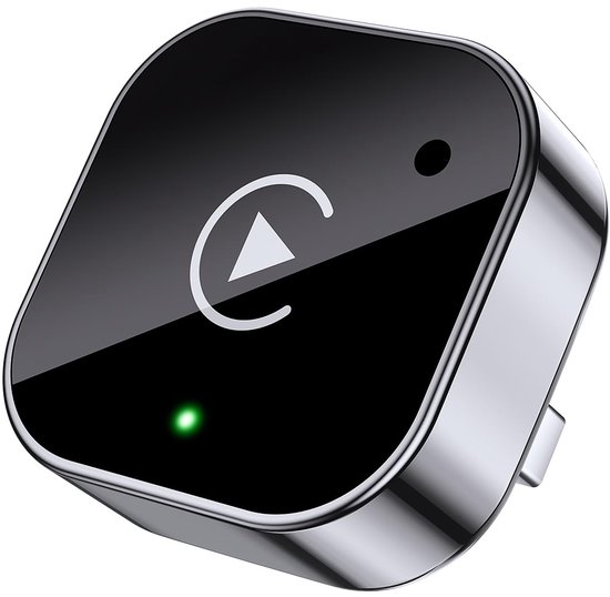 2-in-1 draadloze CarPlay- en Android Auto-adapter, Plug & Play CarPlay-dongle converteert bedraad naar draadloos, snelle automatische verbinding, geen vertraging, compact (zwart) van Merkloos