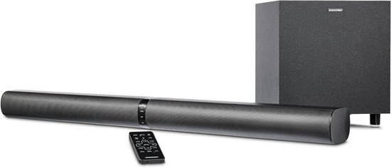 2-in-1 Soundbar - Home Cinema Systeem - Verbeter Geluid - Draadloze Subwoofer - 2.1 Kanaals - Zwart