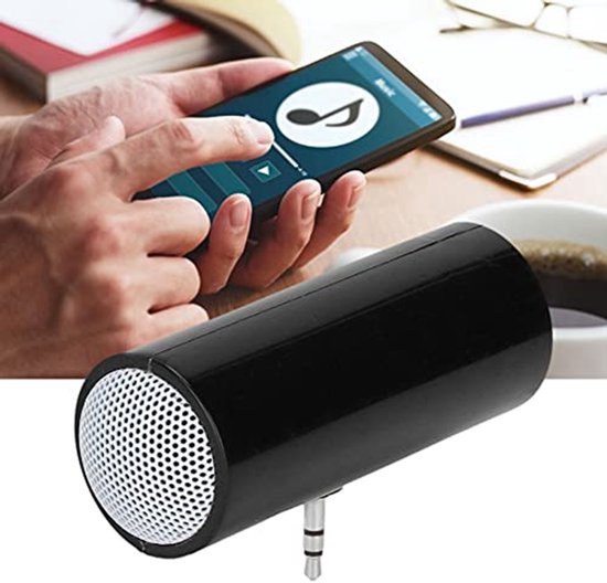 2 mini-luidsprekers, megafoons - zwart van Merkloos