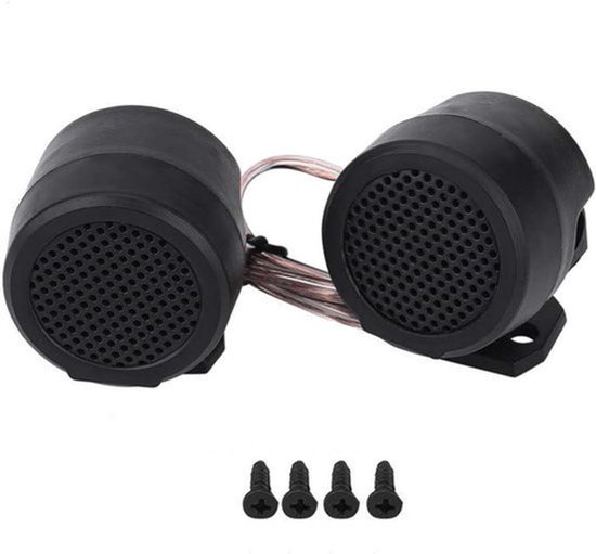 2 stks 12 V 500 W Auto Ronde Super Power Luid Audio Luidspreker Tweeter Luidspreker