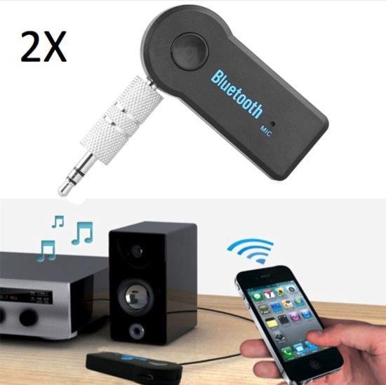 2 Stuks Bluetooth Audio Receiver | Ontvanger voor Auto & Speaker van Merkloos