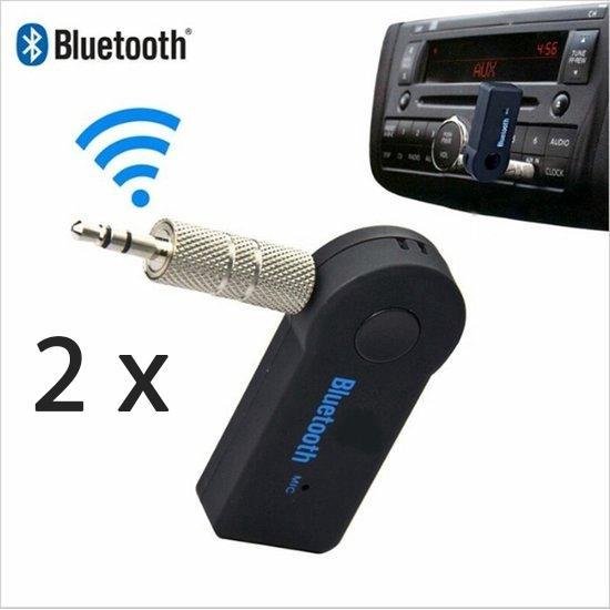 2 Stuks Bluetooth muziekontvanger - Draadloze bluetooth verbinding via deze bluetooth receiver!