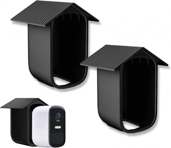 2 Stuks - Weerbestendige siliconen behuizing Voor eufyCam 2C / 2C Pro - silicone behuizing voor bewakingscamera - waterdichte - uv-bescherming - zacht - duurzaam - Home Security Camera systeem van Smart Connections