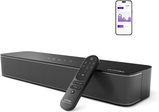 2.1 Kanaals Soundbar met Geïntegreerde Subwoofer en Bluetooth 5.3 voor TV - Perfecte Geluidsbeleving en Smart App Besturing van Merkloos