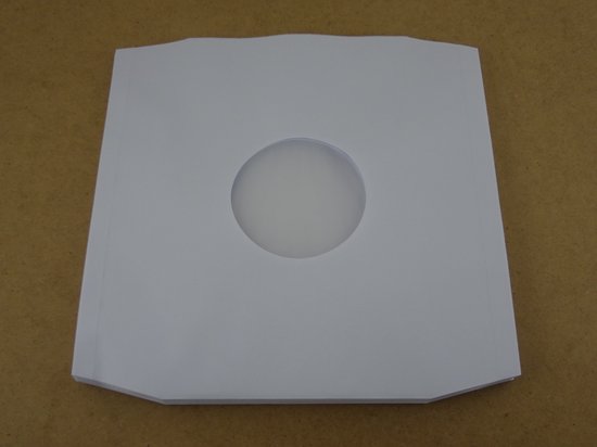 25 LP binnenhoezen deluxe wit papier + antistatische bescherming (TOP KWALITEIT, 90gr papier) - hoezen lp's, inner sleeves, binnenhoes met plastic folie, poly-lined, platenhoezen, maxi-singles, beschermhoezen, lps vinyl platen, 12", 12 inch