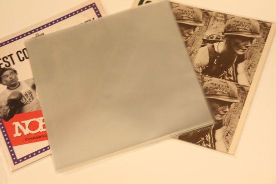 25 LP - PLASTIC PLATEN HOEZEN VINYL GLASHELDER - 0,09 MM -TONKO -beschermhoes LP - Buitenhoes van Tonko