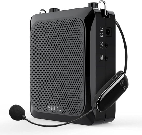 25W Voice Amplifier with Wireless Headphone Portable Voice Amplification System Sound 4000mAh Rechargeable Microphone Speaker for Teachers/Elderly - Compact and Powerful van GIECY