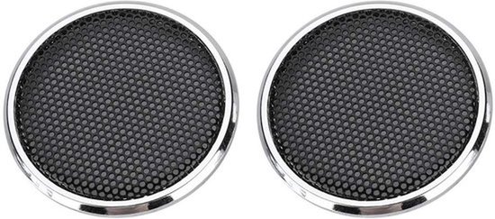 2PCS luidspreker gaas hoes, winnaar luidspreker covers 1 inch audio luidspreker decoratieve beschermende grille hoes staal grille hoes voor kleine luidspreker, auto luidspreker