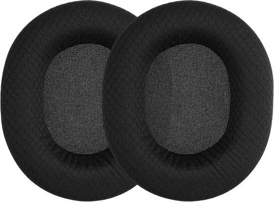 2x Oorkussens Compatibel Met SteelSeries Arctis 3/5/7/9/9X - Earpads Voor Koptelefoon - Kunstleer en Schuim in Zwart