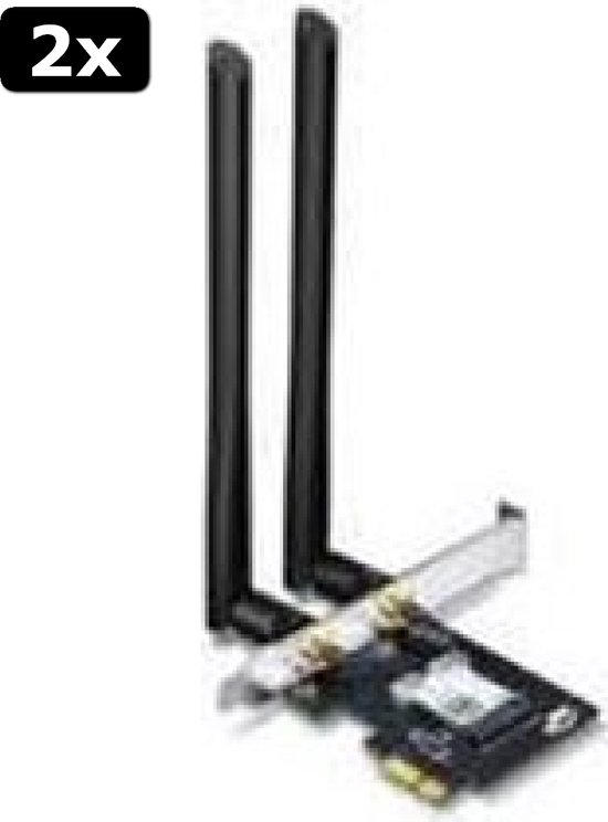 2x TP-Link Archer T5E Intern WLAN / Bluetooth 867 Mbit/s van Merkloos
