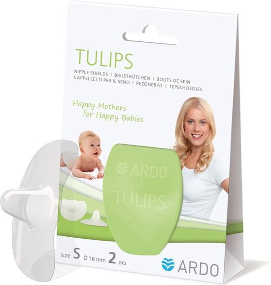 2x Transparante Ardo Tulips Tepelhoedjes Maat S van Ardo