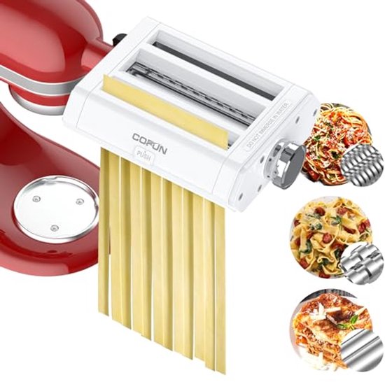 3-in-1 Pastaopzetstuk voor Keukenmachines – Perfecte Pastamaker Accessoires van Philips