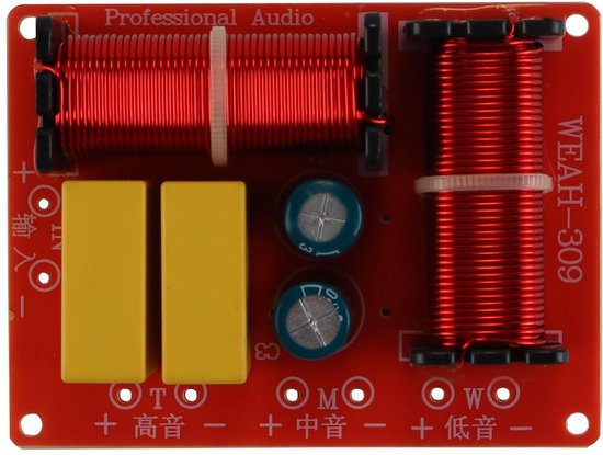 3-weg luidspreker crossover 150W 309 frequentieverdeler voor home cinema high-fidelity audiosysteem