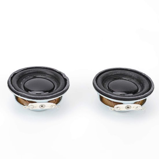 3W 4Ω Speaker, 2Pcs 4 Cm Mini Versterker Speaker met Premium Magneet, Metalen Buitenhuis voor Betere Bescherming, Lange Levensduur, Eenvoudig Te Installeren en Te