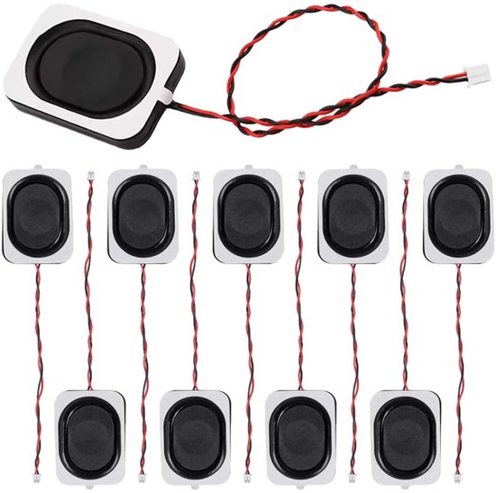 4 Ohm 3 W volbereik holle luidspreker met JHT2.0 terminal, 2,0 mm 2-polige JST-PH-interface, luidsprekeraccessoires - ShopVlot