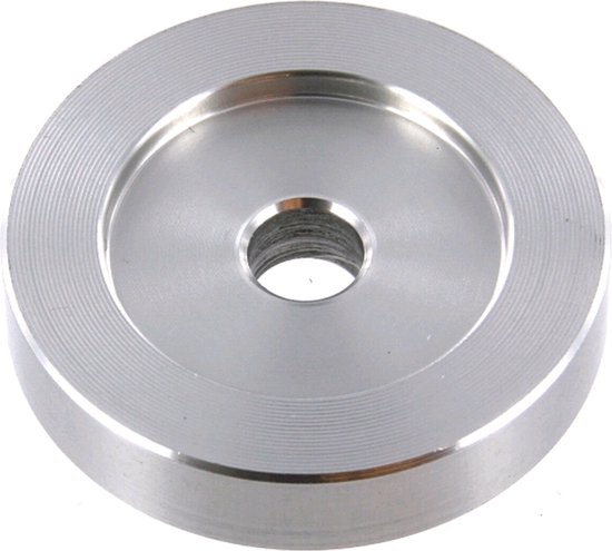 45 RPM adapter aluminum van Spinny-Cap