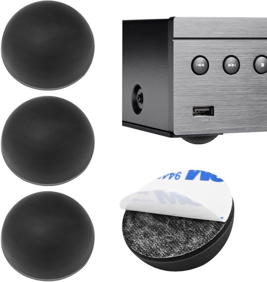 4pcs Rubber Feet Self Adhesive 30mm Speakers Spikes Silicone Speakers Feet Furniture Buffer Protective Buffer - ShopVlot