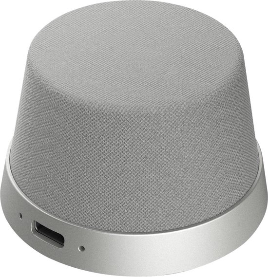 4smarts SoundForce Bluetooth Speaker MagSafe Bevestiging Zilver/Grijs van 4smarts