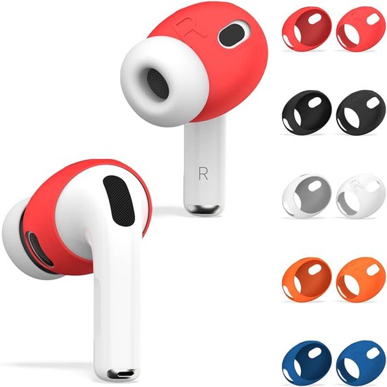 5 Paar Zachte Siliconen Oordopjes Voor AirPods Pro 3, Antislip Beschermhoezen Geschikt Voor Opladeretui, Vervangende Oordoppen En Oorbedekkingen