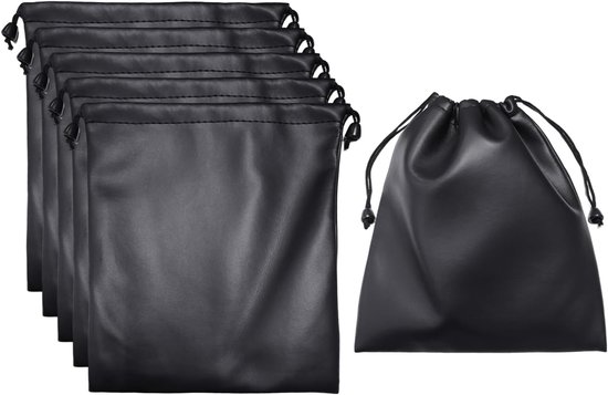 5 Stuks Opbergtas Met Trekkoord Draagbare Hoofdtelefoon Opbergtas Waterdicht Voor Digitale Accessoires Bagageaccessoires
