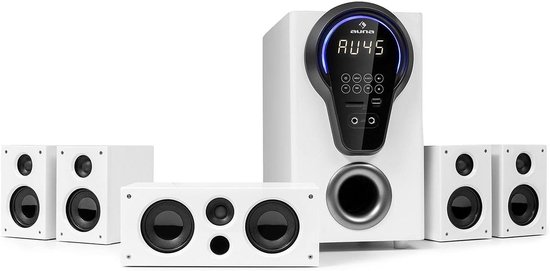 5.1-kanaals Surroundsysteem met 125 Watt RMS en Bluetooth functionaliteit van Merkloos