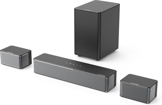 5.1 Surround Soundbar met Draadloze Subwoofer en Achterluidsprekers voor Thuisbioscoop van JBL