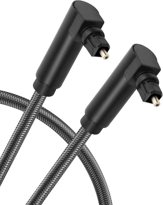 90 Graden Optische Audiokabel voor Soundbar naar TV - Haakse Toslink Digitale Kabel