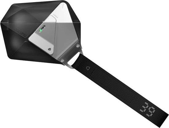 A39 Geometrische voor AirPods Pro 3 hoes met slot | Beschermhoes met nylon gesp | Legering pantser | Compatibel met Apple voor AirPods Pro 3e Generatie Case (2025) - Transparant Grijs