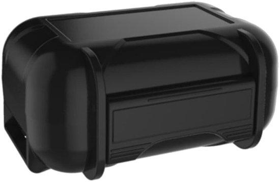 ABS harde dubbelzijdige multifunctionele beschermhoes voor oortelefoons, in-ear monitoren, oordopjes (zwart)
