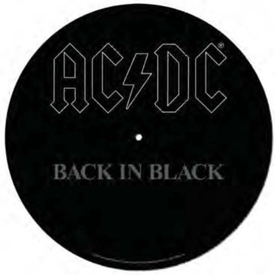 AC/DC Back In Black - Slipmat van Rock Off