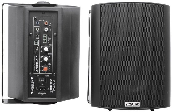 Active Speaker Set, Black. van Merkloos