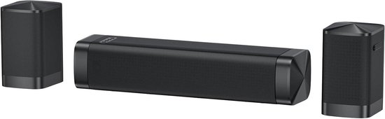 Afneembare Soundbar - 3-in-1 Speaker - Tv Geluid Verbeteren - 110 Watt Vermogen - Niet gespecificeerd - Zwart