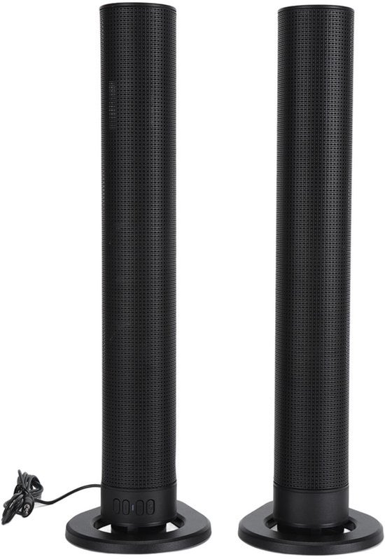 Afneembare Soundbars voor TV, 40W Subwoofer 3D Stereo Surround Sound Thuisbioscoop Bluetooth Speaker TV Speaker, Afneembare Speaker Soundbar voor Thuis