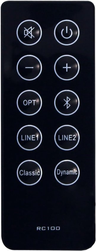 Afstandsbediening RC100 voor Edifier Soundbar - Vervangend model - Eenvoudig in gebruik - Geen programmeren nodig - ShopVlot