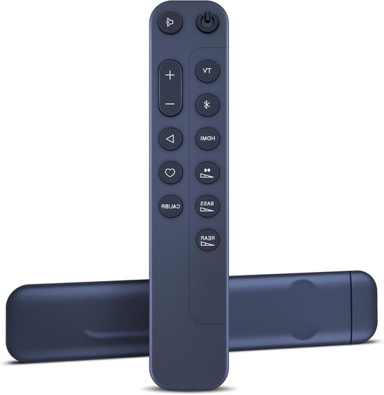 Afstandsbediening Soundbar - Universele afstandsbediening - Soundbar bedienen - Geen installatie nodig - 9 x 4 x 2 cm - Zwart