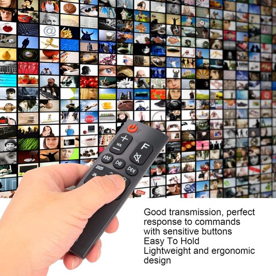 Afstandsbediening Vervanging voor LED LCD TV - Soundbar Afstandsbediening - AKB75595331 Vervanging - SN6Y SL4Y SNH5 Soundbar - Zwart . van LG
