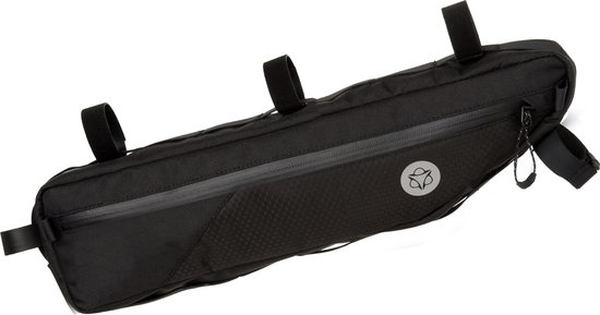 AGU Bikepacking Tube Small Venture Frametas Zwart - 3L - Waterafstotend - Eenvoudige Montage - 100% Gerecycled Polyester van Agu