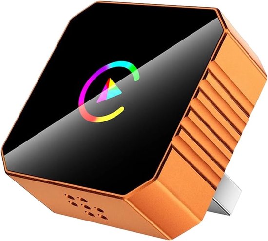 AI Box geschikt voor Android AUTO 2in1 Draadloze Carplay Adapter WiFi & Bluetooth 5.0 + Spraakbesturing Bedraad Naar Draadloos van Merkloos