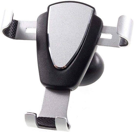 Air Vent Telefoon Autohouder met Clip voor Wiko Power U30 (2021) - Zwart