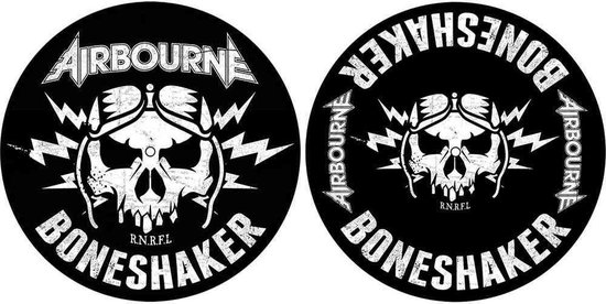 Airbourne - Boneshaker Platenspeler Slipmat - Zwart van Airbourne