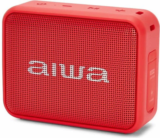 AIWA BS-200RD Bluetooth speaker - Rood van Merkloos