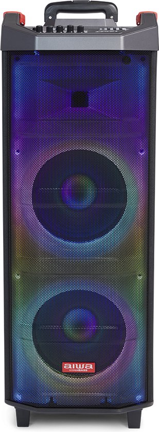 Aiwa KBTUS-710 RGB-LED Party Speaker - 700W P.M.P.O. / 90W RMS. - FM Radio - USB/BLUETOOTH van Aiwa