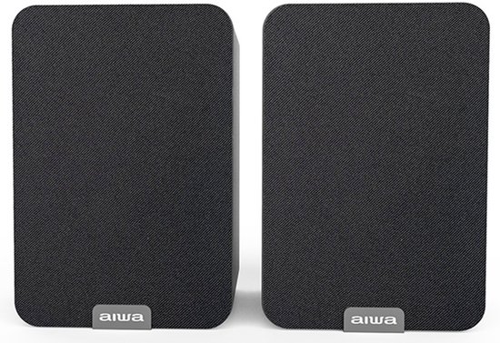 Aiwa SP-A200BK - Boekenplankspeaker Zwart van Merkloos