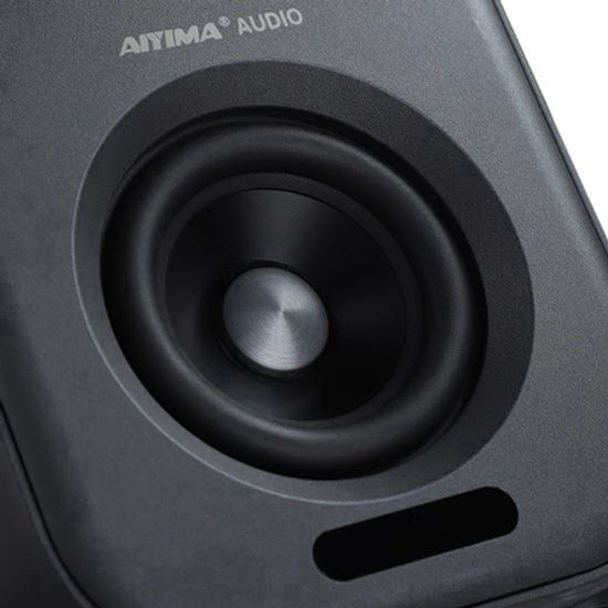 Aiyima - S400 - Luidspreker - Luidsprekerkabels - Speaker - Speakers voor PC - 80W - 45Hz-20KHz - 4-8 Ohm - Zwart