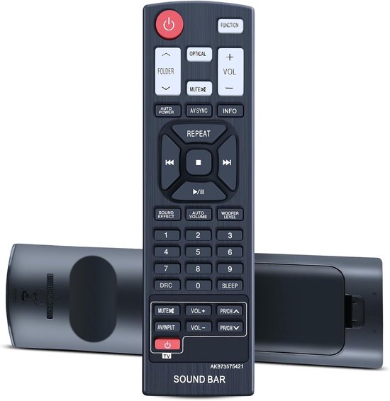 AKB73575421 Vervangende afstandsbediening compatibel met LG Soundbar NB2420A NB2530A NB3520ANB NB3530A NB3530ANB - ShopVlot