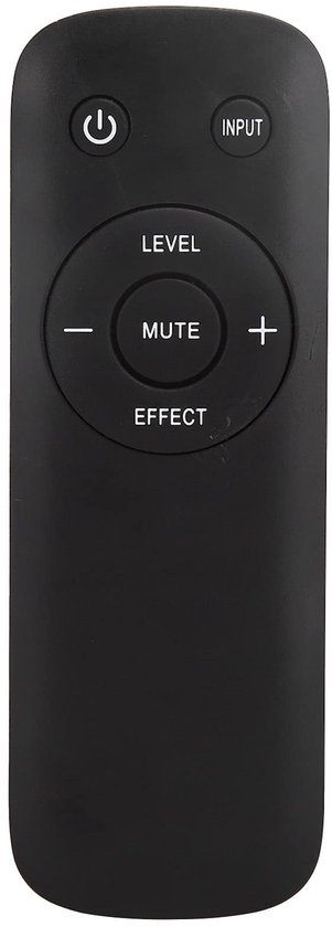 Allecto - Afstandsbediening - Voor 5.1 Subwoofer - 10m Bereik - Zwart - Geschikt voor Logitech Z906 - Gebruiksgemak - Perfect voor Thuisbioscoop van Merkloos