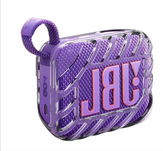 Allecto- Beschermhoes voor JBL Go 4 - TPU - Stootvast - Transparant - Ultradun - Geurloos - Siliconen - Geschikt voor JBL Go 4 - Transparant. van Merkloos